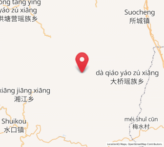 Map of Jingzhu, Hunan