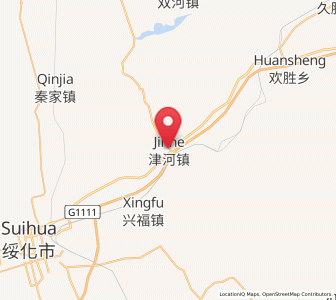 Map of Jinhe, Heilongjiang