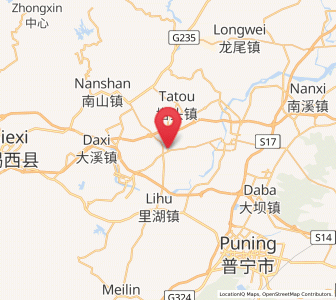 Map of Jinhe, Guangdong