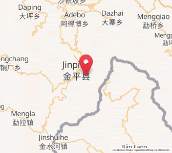 Map of Jinhe, Yunnan
