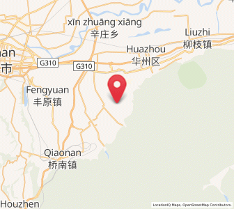 Map of Jinhui, Shaanxi