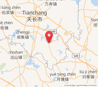 Map of Jinji, Anhui