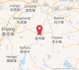Map of Jinji, Guangdong
