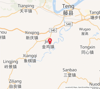 Map of Jinji, Guangxi