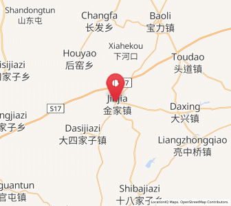 Map of Jinjia, Liaoning