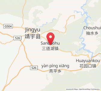 Map of Jinjiadian, Jilin