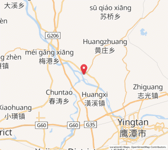 Map of Jinjiang, Jiangxi