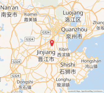 Map of Jinjiang, Fujian