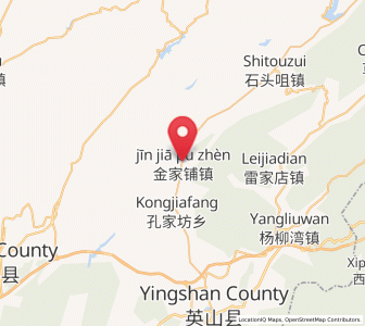 Map of Jinjiapu, Hubei