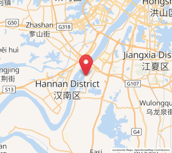 Map of Jinkou, Hubei