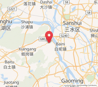 Map of Jinli, Guangdong