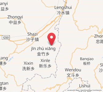 Map of Jinling, Chongqing