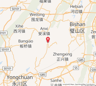 Map of Jinlong, Chongqing