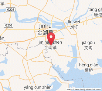 Map of Jinnan, Jiangsu