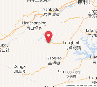Map of Jinping, Hunan