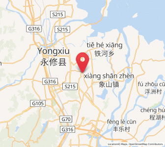 Map of Jinqiao, Jiangxi