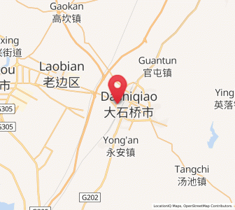 Map of Jinqiao, Liaoning