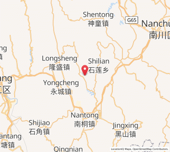 Map of Jinqiao, Chongqing