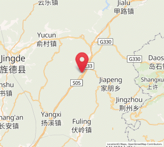 Map of Jinsha, Anhui