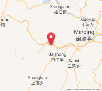 Map of Jinsha, Fujian
