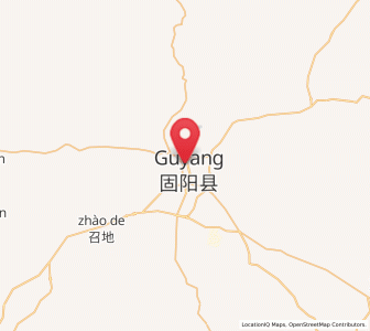 Map of Jinshan, Inner Mongolia