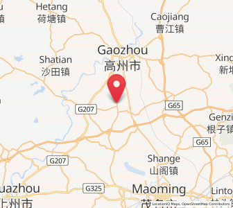 Map of Jinshan, Guangdong