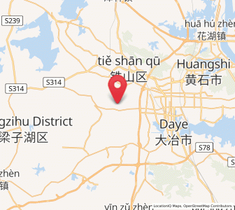 Map of Jinshandian, Hubei