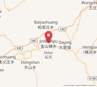 Map of Jinshanpu, Shanxi