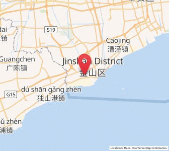 Map of Jinshanwei, Shanghai