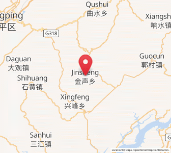 Map of Jinsheng, Chongqing