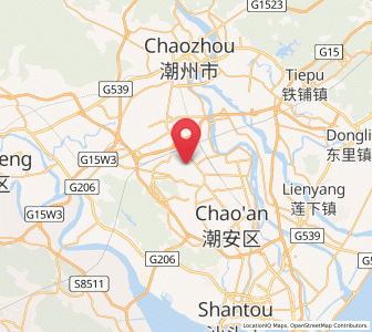 Map of Jinshi, Guangdong