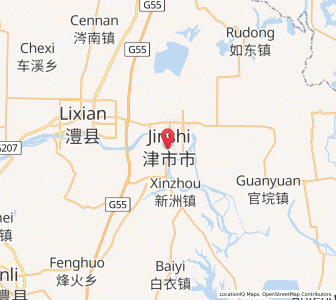 Map of Jinshi, Hunan