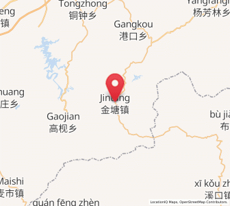 Map of Jintang, Hubei