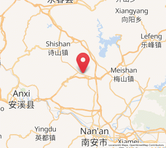 Map of Jintao, Fujian