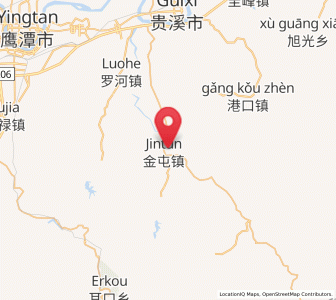 Map of Jintun, Jiangxi
