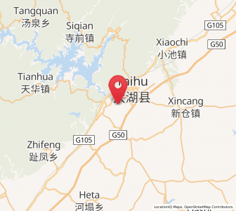 Map of Jinxi, Anhui