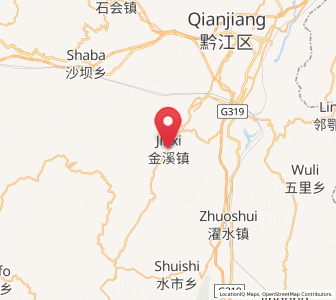 Map of Jinxi, Chongqing