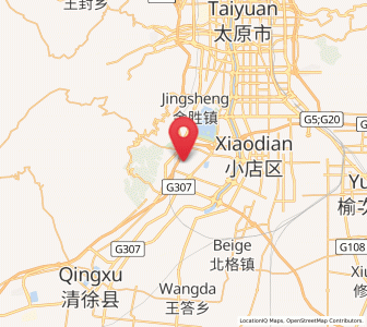 Map of Jinyuan, Shanxi
