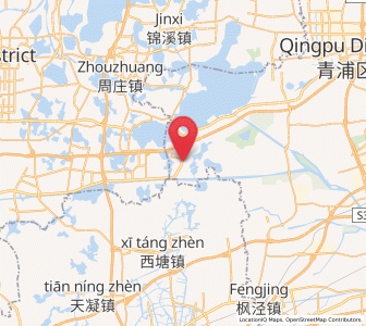 Map of Jinze, Shanghai