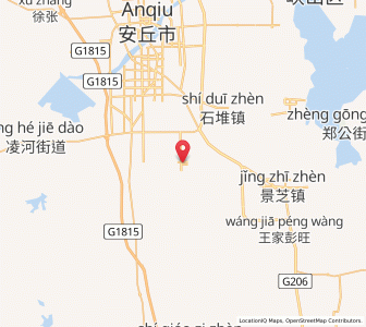Map of Jinzhongzi, Shandong