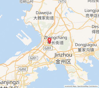 Map of Jinzhou, Liaoning