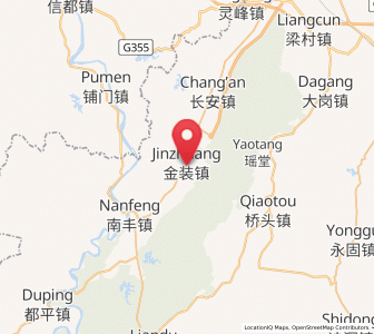 Map of Jinzhuang, Guangdong