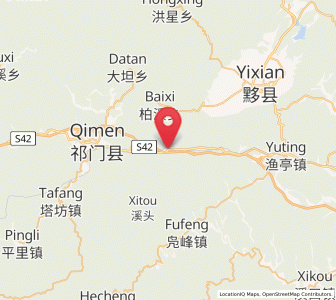 Map of Jinzipai, Anhui