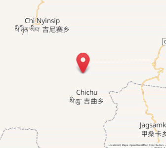 Map of Jiqu, Qinghai