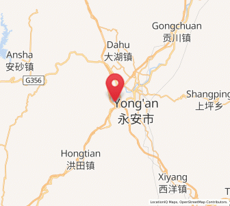 Map of Jishan, Fujian