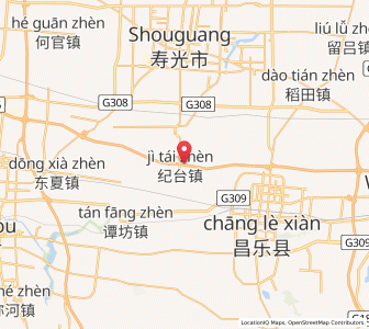 Map of Jitai, Shandong
