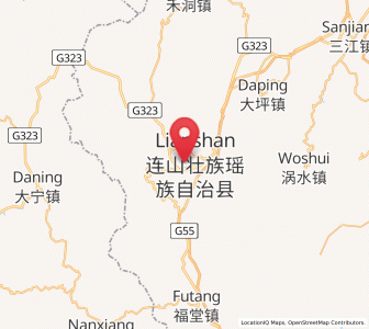 Map of Jitian, Guangdong