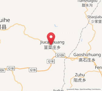 Map of Jiucaizhuang, Inner Mongolia