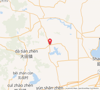 Map of Jiudian, Shandong