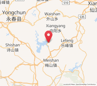 Map of Jiudu, Fujian
